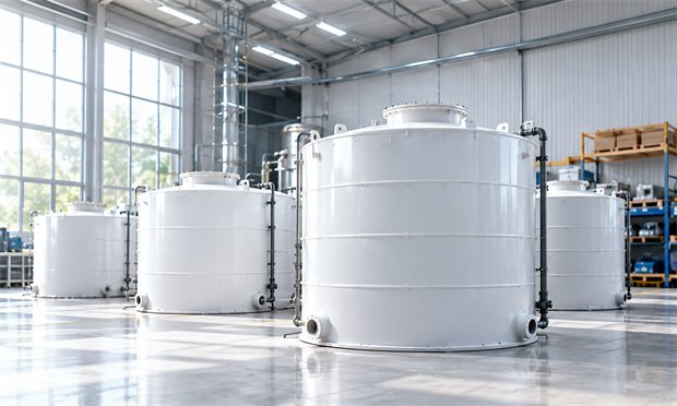 Готовые ёмкости на производстве Ecoplast